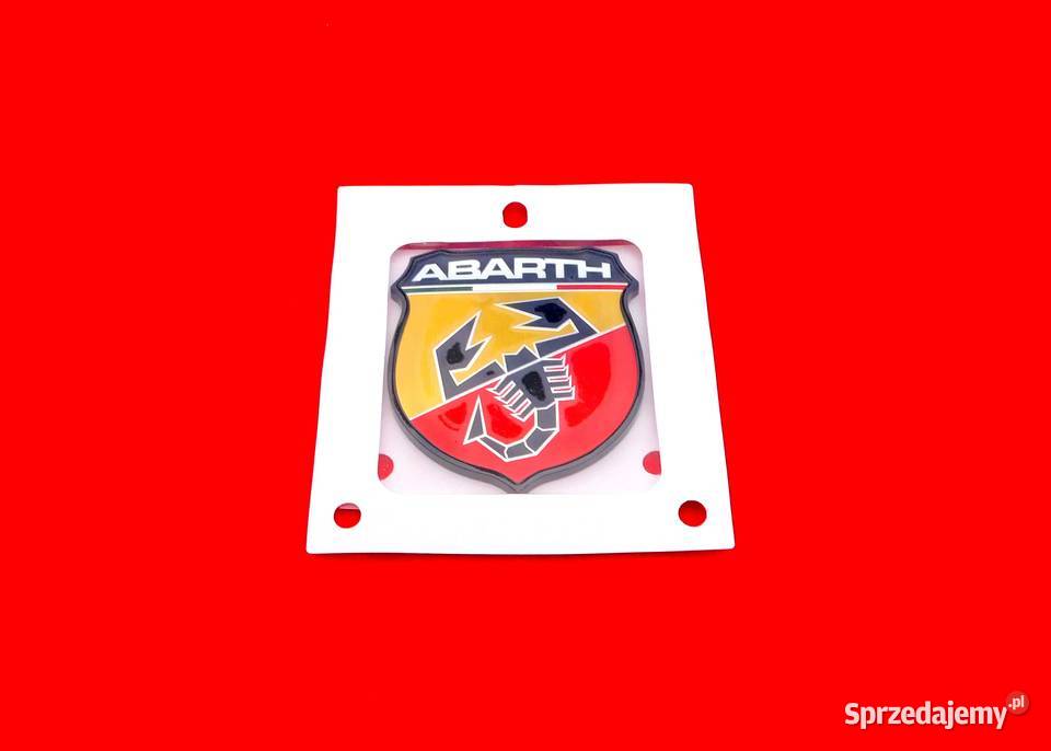 Nowy znaczek emblemat tarcza ABARTH 6 Fiat 500