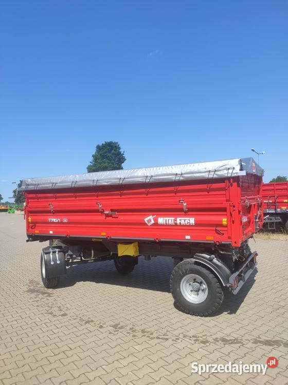 Przyczepa rolnicza dwuosiowa MetalFach 8T Kozenin