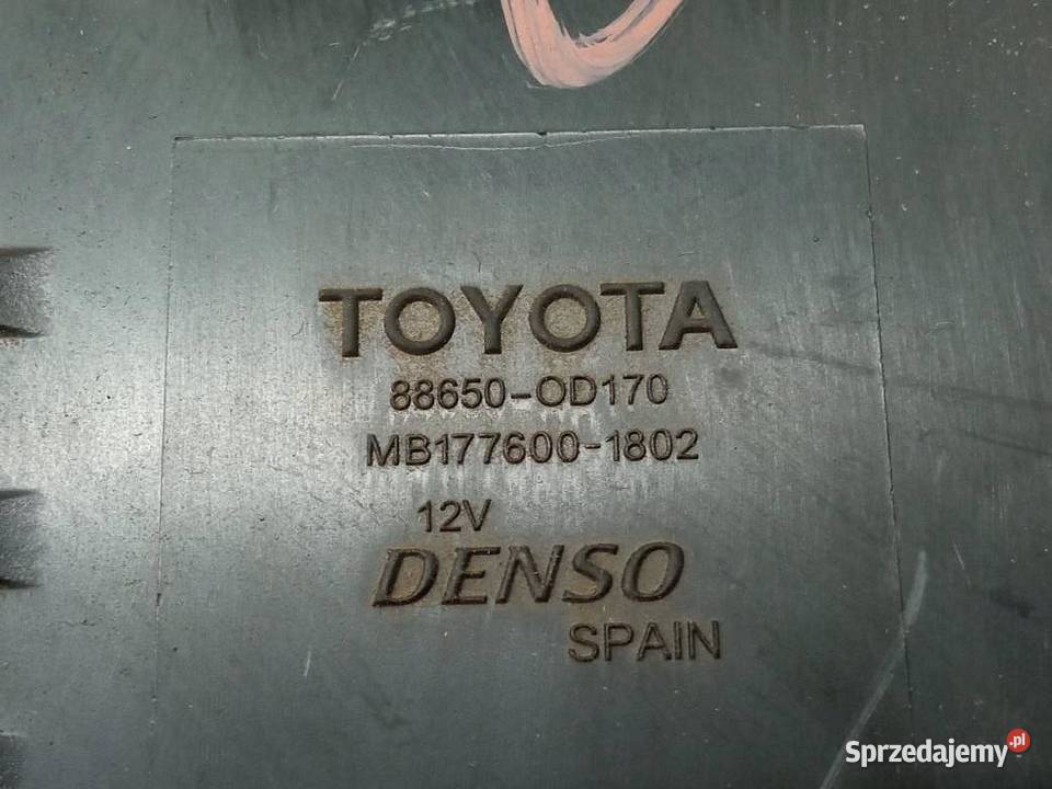 MODUŁ KLIMATYZACJI 88650170 Toyota Yaris II osobowe Komputery