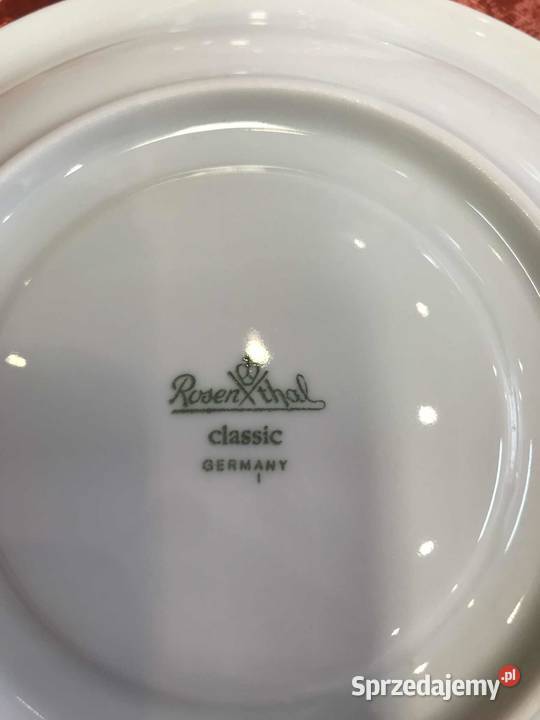 Bulionowka Rosenthal Maria Biala Talerze i talerzyki Kielce