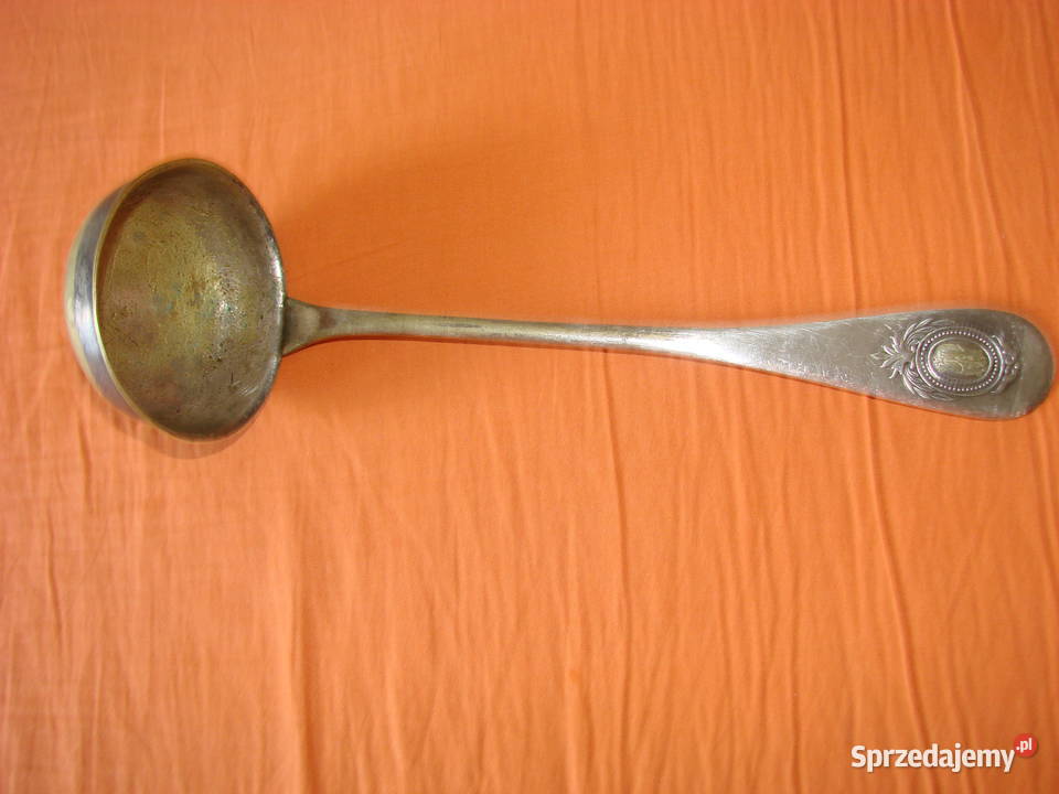 Norblin łyżka wazowa z monogramem pomorskie Pruszcz Gdański