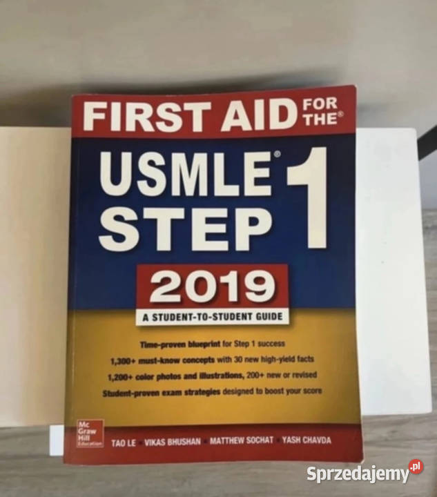 USMLE step 1 First aid book USMLE krok 1 Rok wydania 2019 Łódź