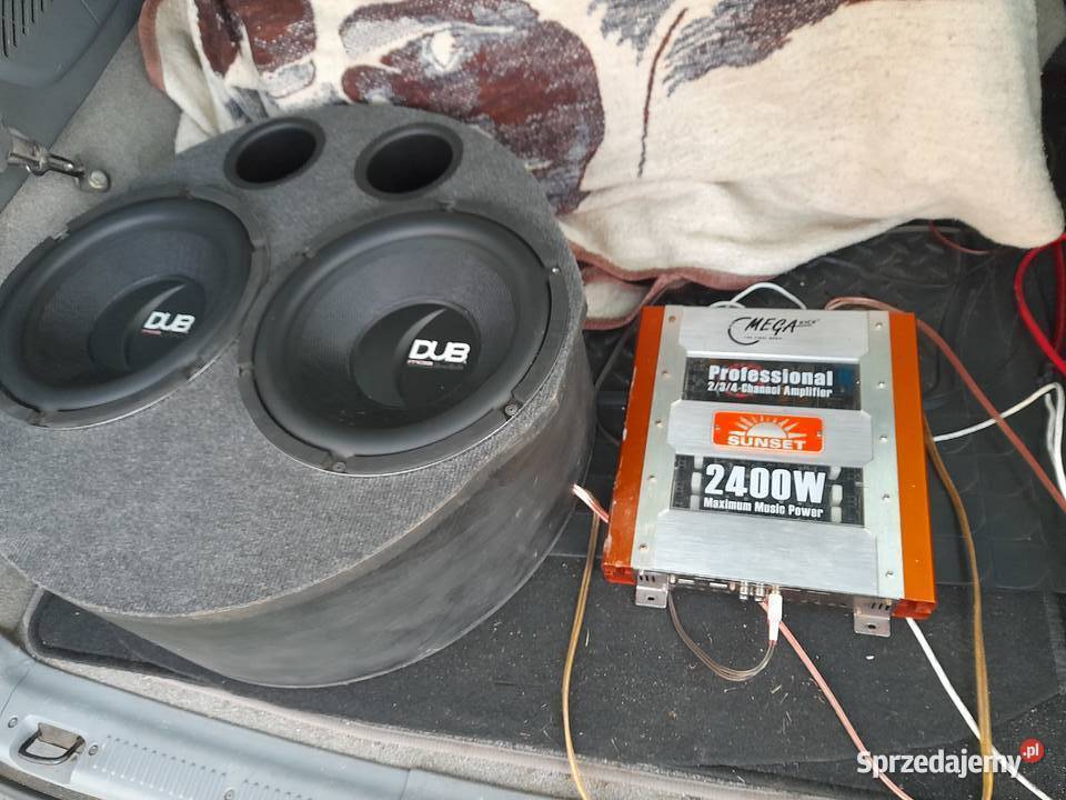 Subwoofer skrzynia basowa audio wzmacniacz Przasnysz