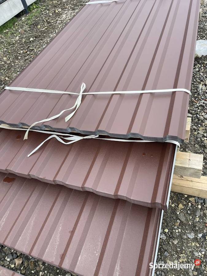 Trapez dachowy T18 8017 mat 2 gat odcinki 2 4mb