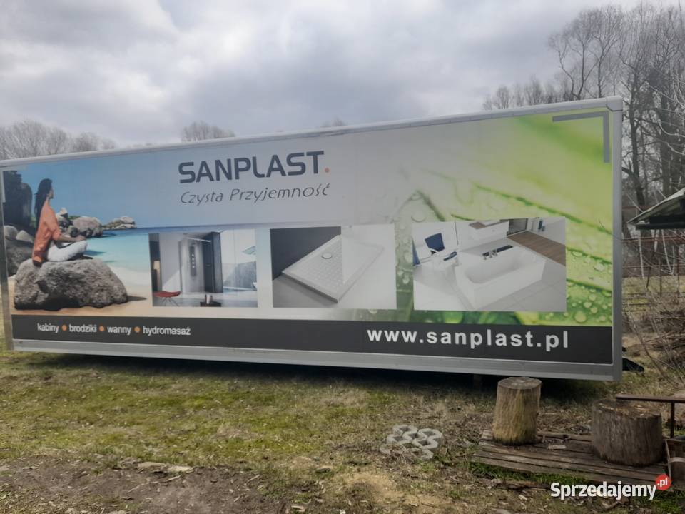 Zabudowa kontener z dużą windą załadunkową kujawsko-pomorskie