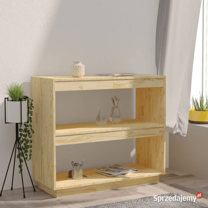 Regał na książki 80x35x71 lite drewno sosnowe Warszawa