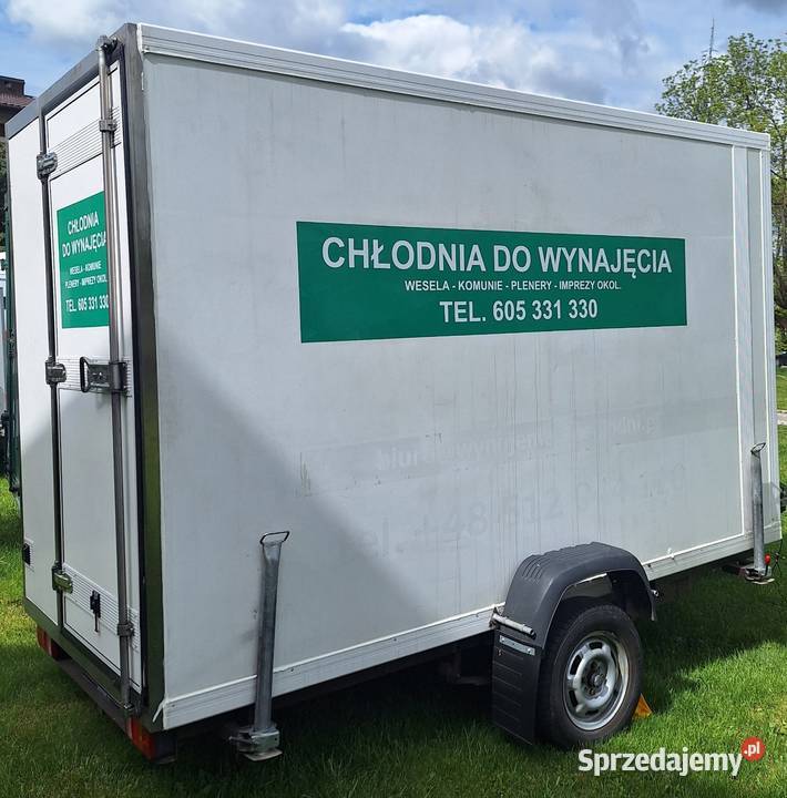 Chłodnia komunia wesele mobilna przyczepa do Kozubszczyzna