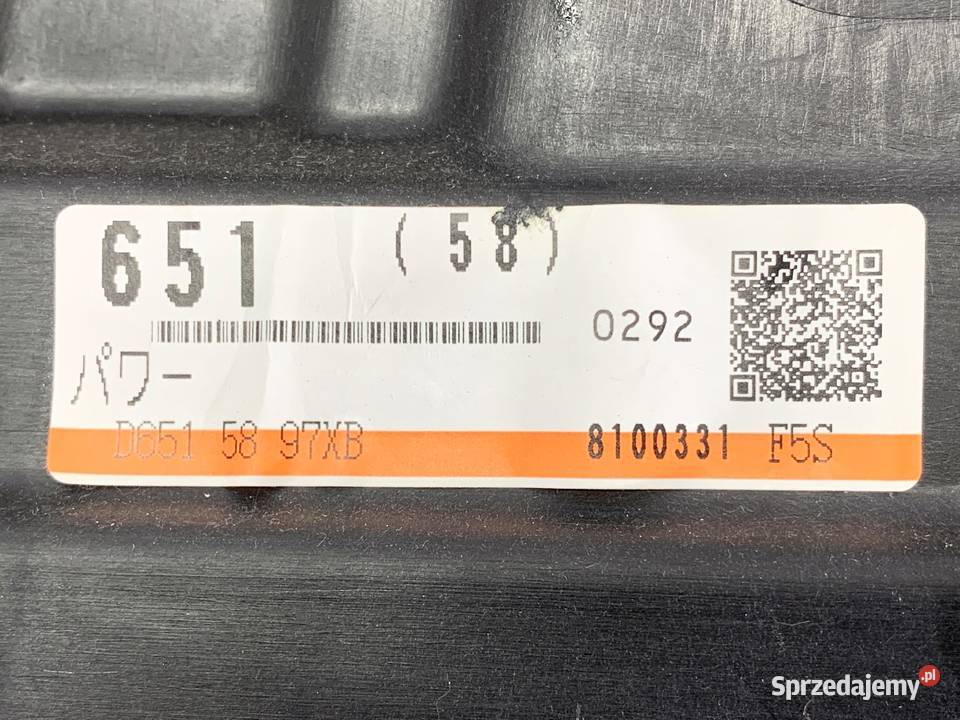 PODNOŚNIK SZYBY PRAWY PRZÓD MAZDA 2 DE Hatchback sprzedam