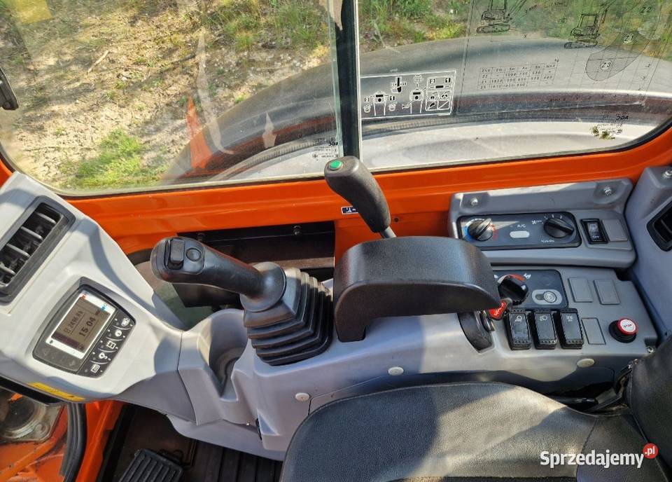 Koparka gąsienicowa KUBOTA U 554 2015 2496h dolnośląskie Milicz sprzedam