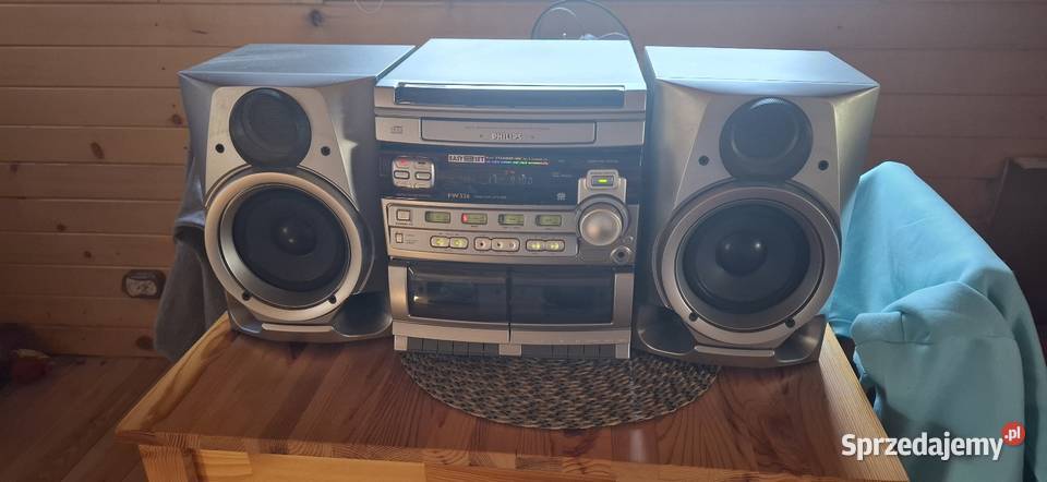 Wieża Philips Fw326 kolumny Wwa Warszawa