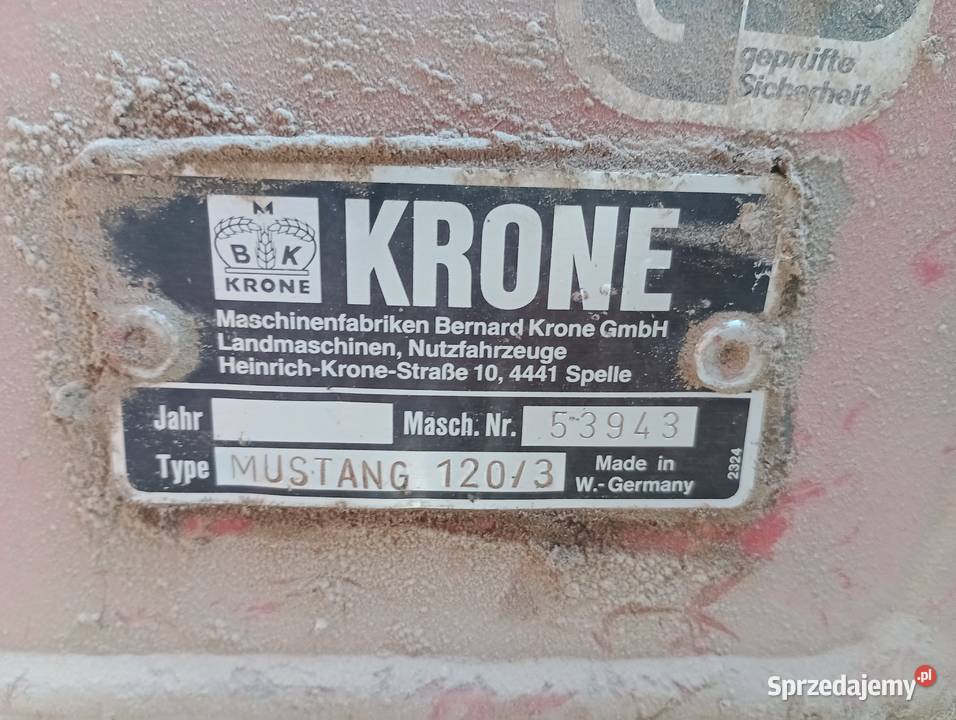 Pługi obrotowe Krone Mustang Krone Pługi podlaskie Jaświły