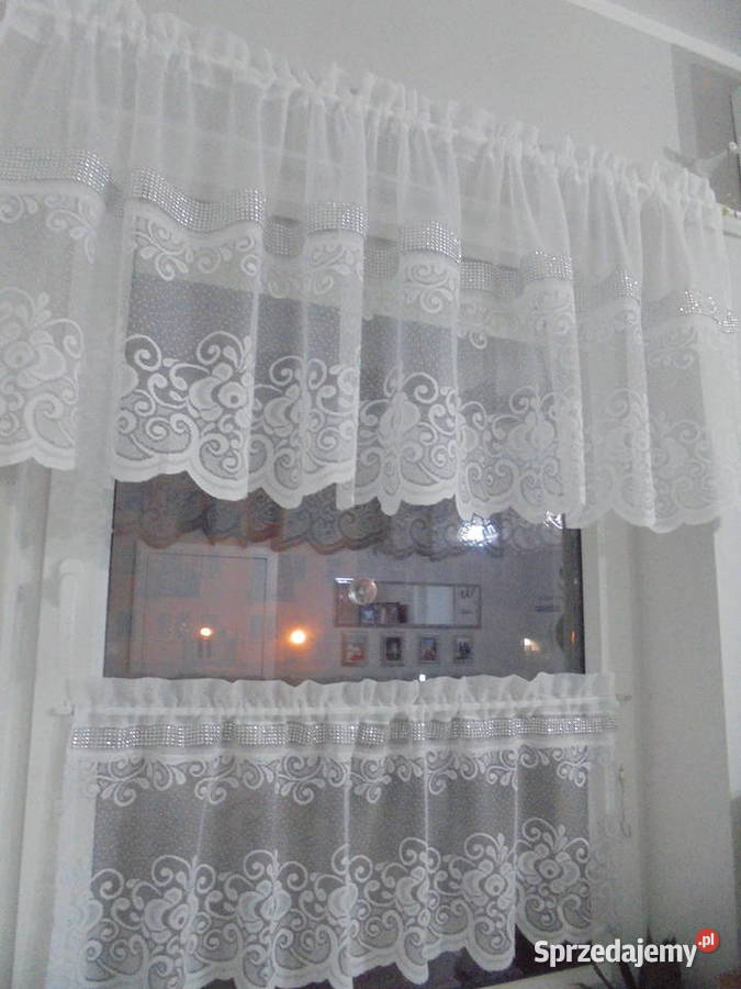 firanki zazdrostki lambrekiny szyte na dowolny przezroczysty Włocławek