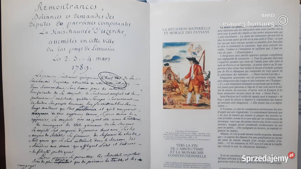 Książka 1789 en Correze wydanie francuskie Rok wydania 1989 Gdańsk