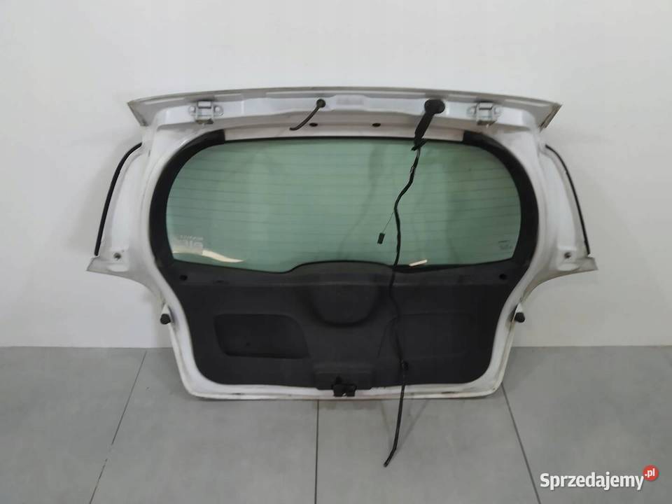 KLAPA TYŁ BIAŁA OV369 Renault Clio III 20052014 Klapy bagażnika