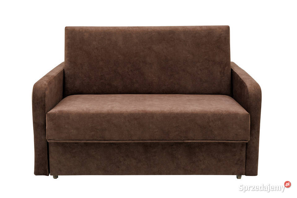 Amerykanka Tapicerowana Dwuosobowa Brązowa Radymno