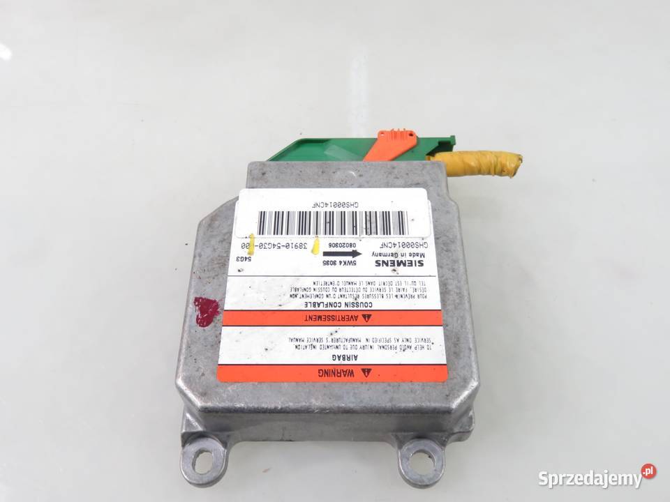 MODUŁ AIRBAG SUZUKI LIANA ER RH SEDAN 3891054G30 osobowe