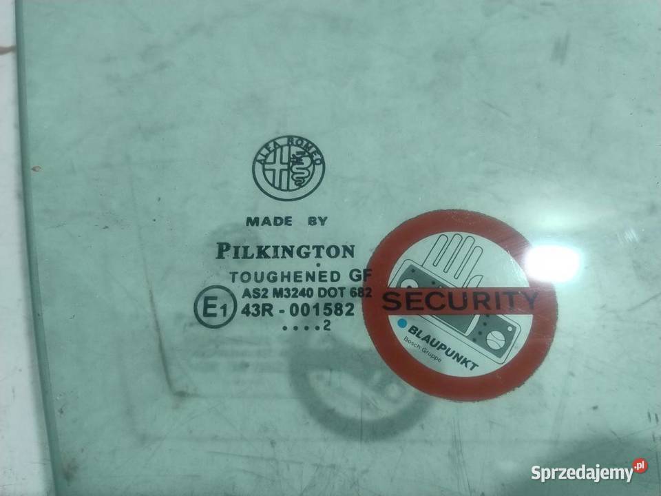 SZYBA DRZWI PRAWY PRZÓD ALFA ROMEO 147 02R wielkopolskie