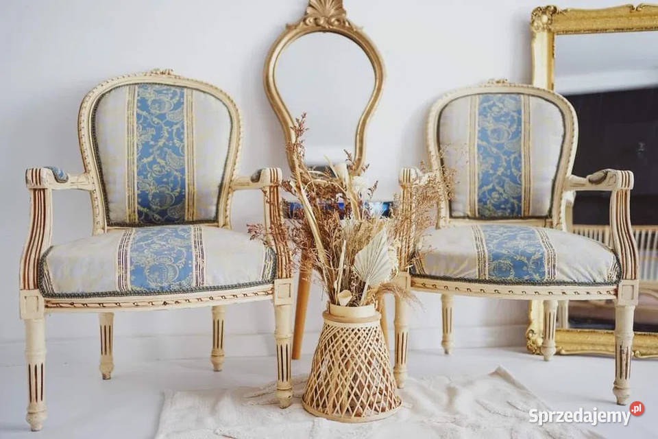 Fotele w stylu Ludwika Lustro Częstochowa