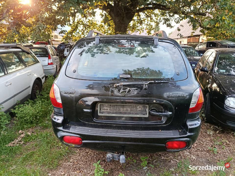 Hyundai Santa Fe 20 CRDi 83 kW 2002 r dawca wielkopolskie Szklarka Myślniewska