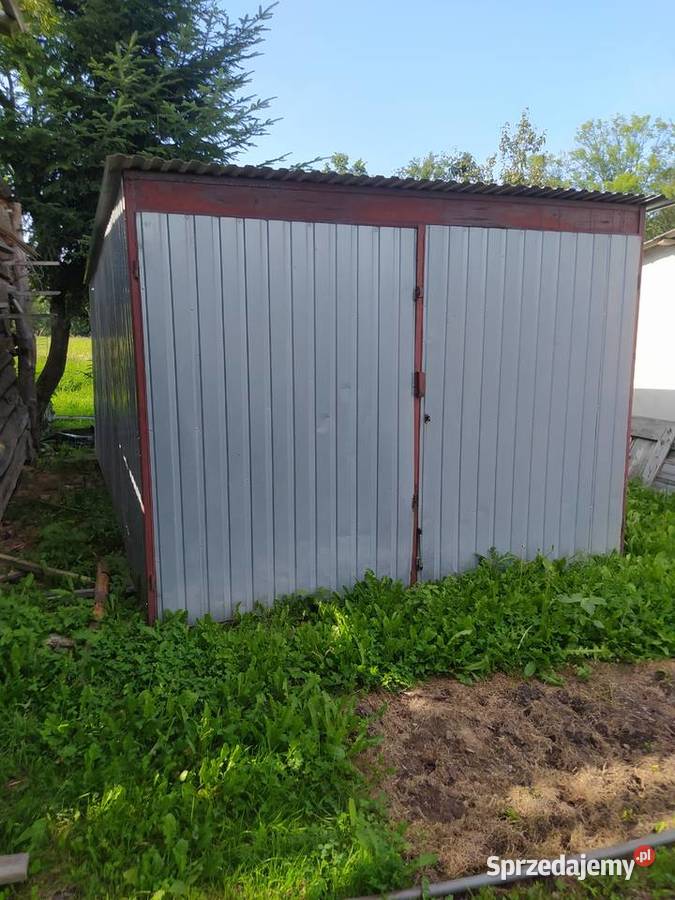 Garaż blaszany 3x5 na budowę II gatunek