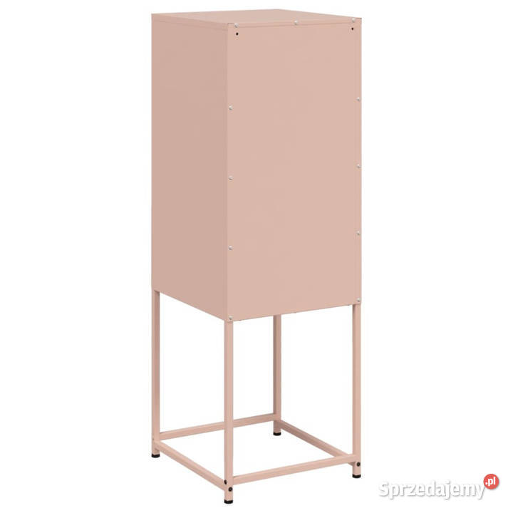 Szafka różowa 36x39x107 stal WM846531 mazowieckie