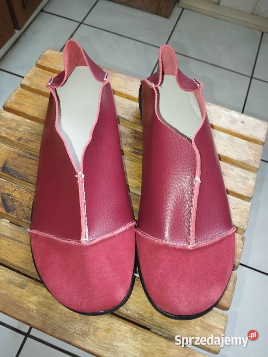 Modne Nowe skórzane damskie buty rozmiar 38 Polkowice