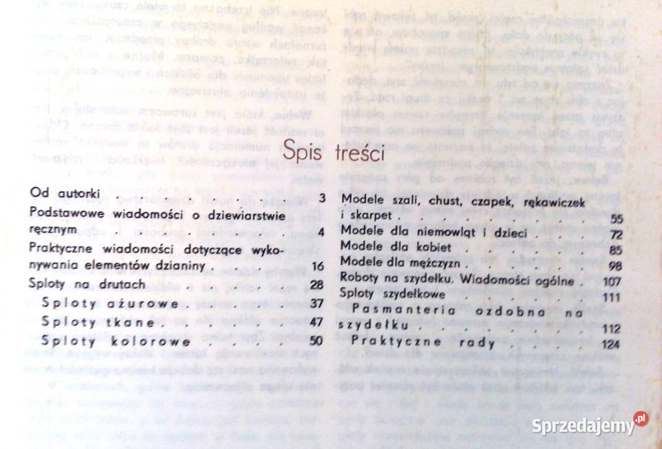 Tkactwo dziewiarstwo zestaw książek Rok wydania 1987 mazowieckie Legionowo
