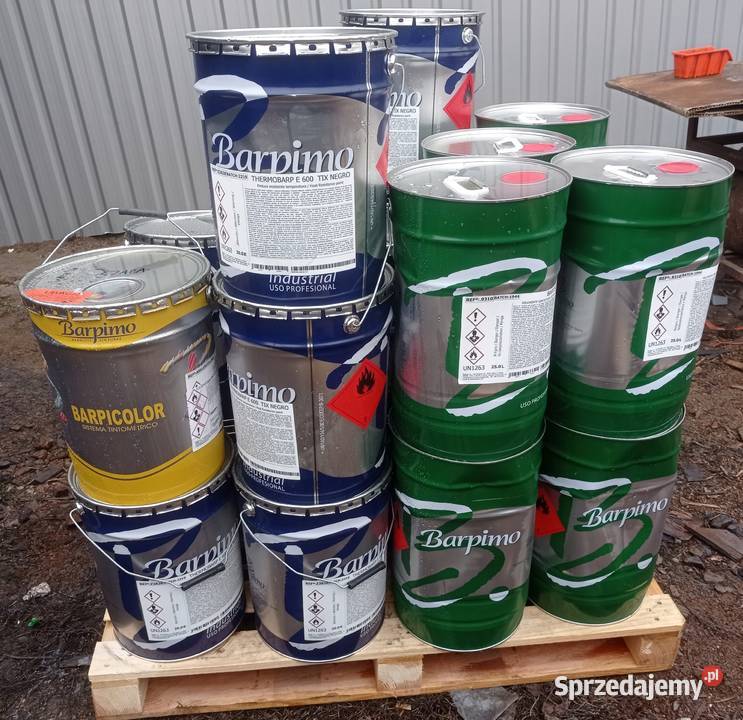 FARBA KOMINKOWA LAKIER ŻAROODPORNA 10L TRWAŁA małopolskie Skawina