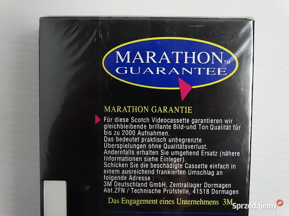 Nowe Kasety VHS Scotch Grade Plus E240 3M Zestaw lubelskie Biłgoraj