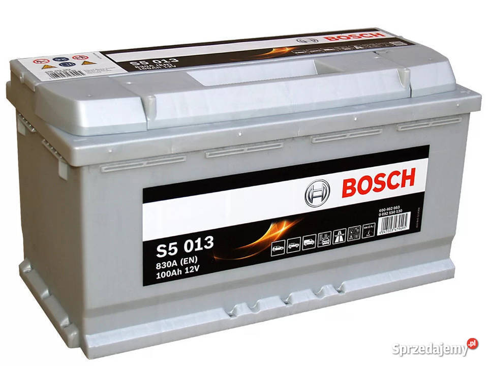 Akumulator Bosch 100Ah 830A EN S5013 PRAWY PLUS Ełk