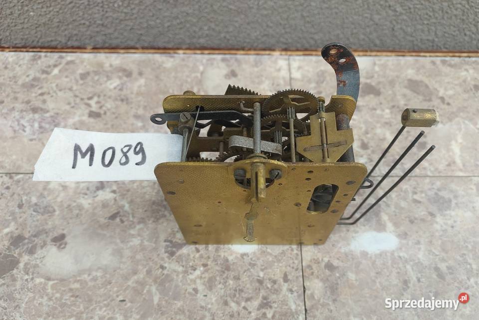 M089 Mechanizm starego zegara ściennego FHS Tczew sprzedam