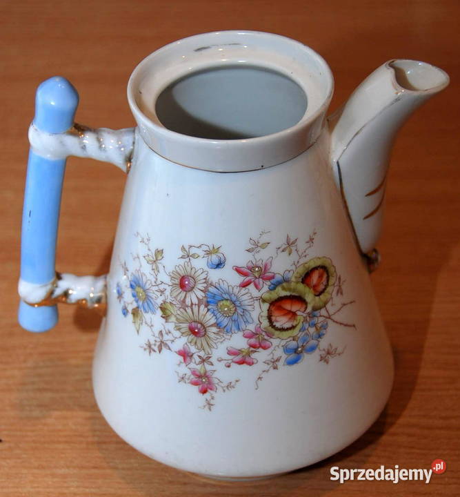 Duży Porcelanowy Dzbanek do kawy Śląsk Warszawa