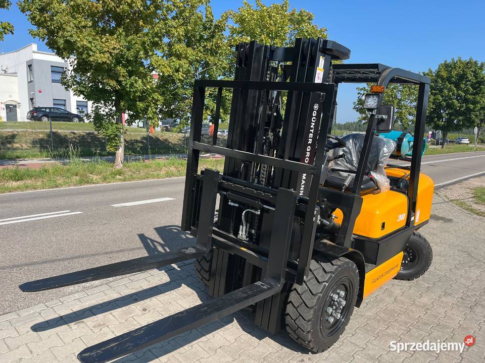 Wózek widłowy 3T LPG Gunter Grossmann lubelskie sprzedam