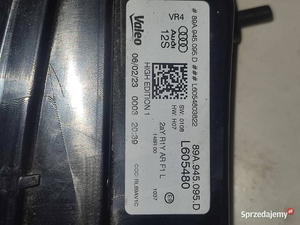 Lampa w klapie bagażnika osobowe Turek