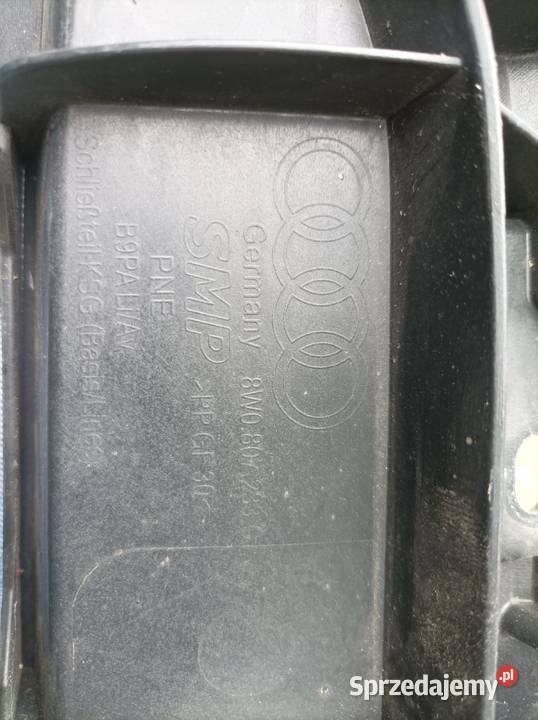 Audi A4 B9 FL wzmocnienie atrapy łódzkie