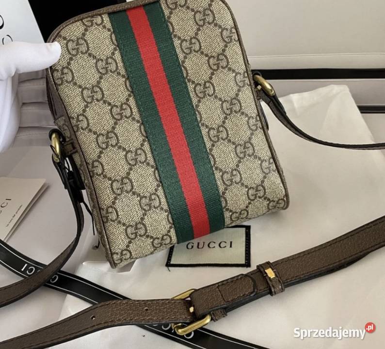 Torebka męska saszetka nerka Gucci monogram