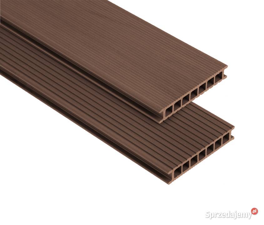 Deska tarasowa kompozytowa 145x25mm kolor dąb Zielona Góra