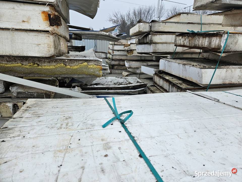 Płyty warstwowe ścienne i dachowe z rozbiórki Warszawa