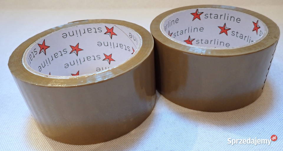 Taśma klejąca pakowa brązowa 60m Mocna Pozostałe Siewierz