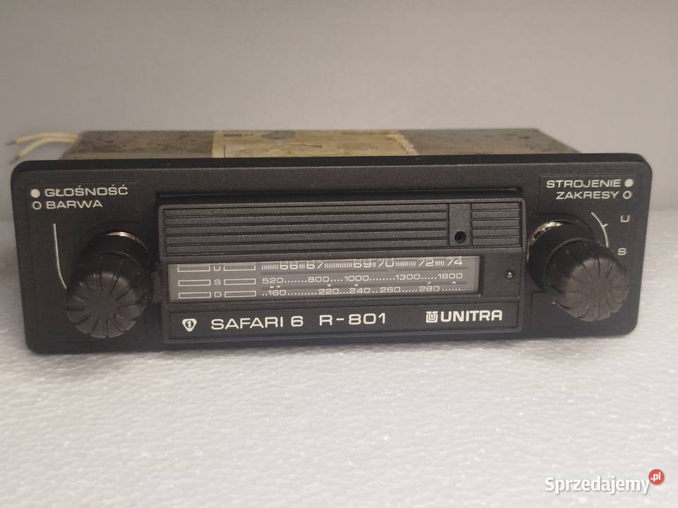 Retro Radioodbiornik Unitra Diora SAFARI 6 R801 Zgierz sprzedam
