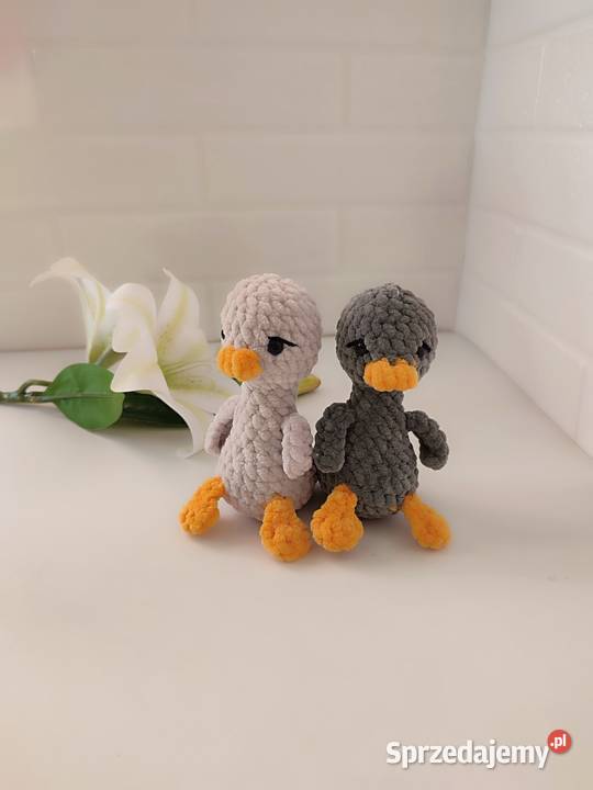 Gęś brelok na szydełku gęś zabawka maskotka Kraków