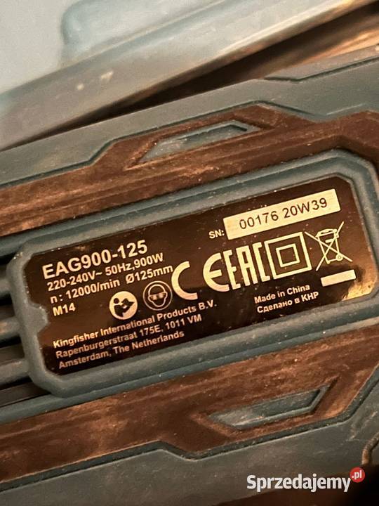 Szlifierka Erbauer EAG900125 Koszalin