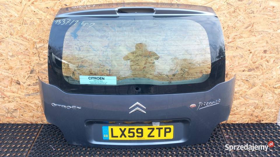 CITROEN C3 PICASSO KLAPA TYŁ KTHC Zbierkowo