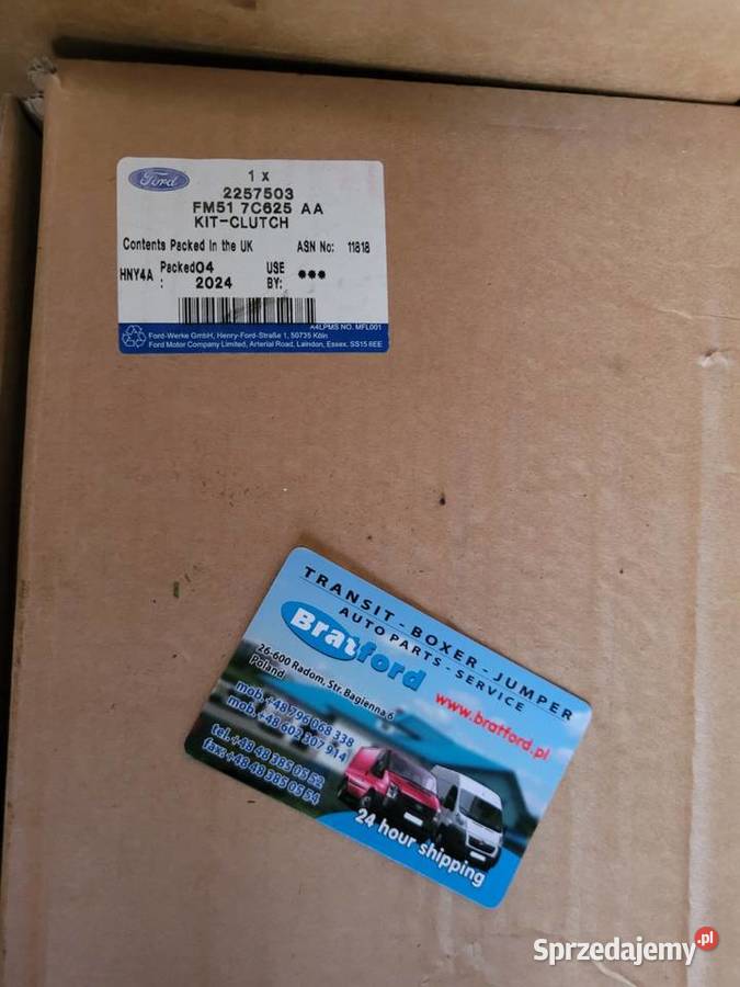 Zestaw SPRZĘGLA FORD CONNECT 2257503 FM517C625AA Radom