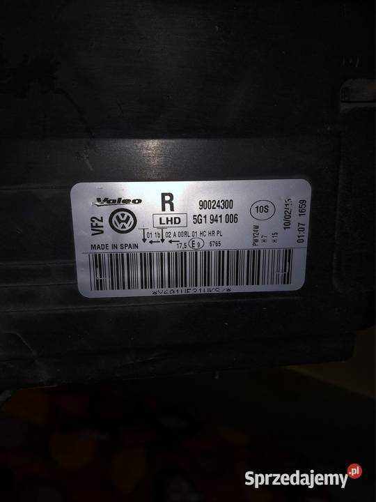 Lampa przód przednia prawa VW GOLF VII 2012 Kozy