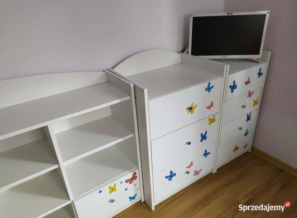 Meble dziecięce 3 x komoda kuferek Dąbrowa Górnicza sprzedam