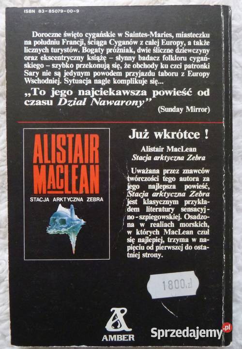 Tabor do Vaccares Alistair MacLean miękka Warszawa sprzedam