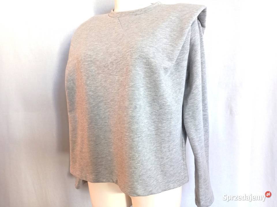 Bluza szara Szerokie Ramiona r 38 damska Pieces Białystok sprzedam