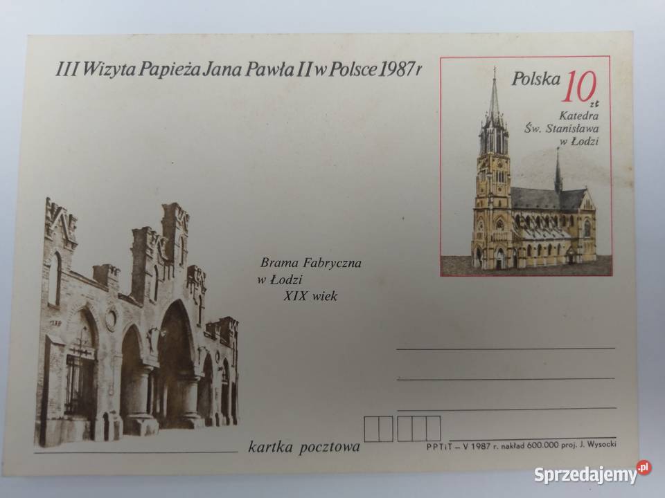 Karty Pocztowe z pielgrzymki Jana Pawła II 8 Pocztówki i karty telefoniczne Mrzezino sprzedam