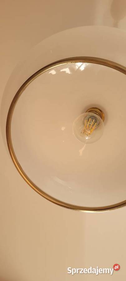 Złota lampa sufitowa Lampy wiszące Kraków